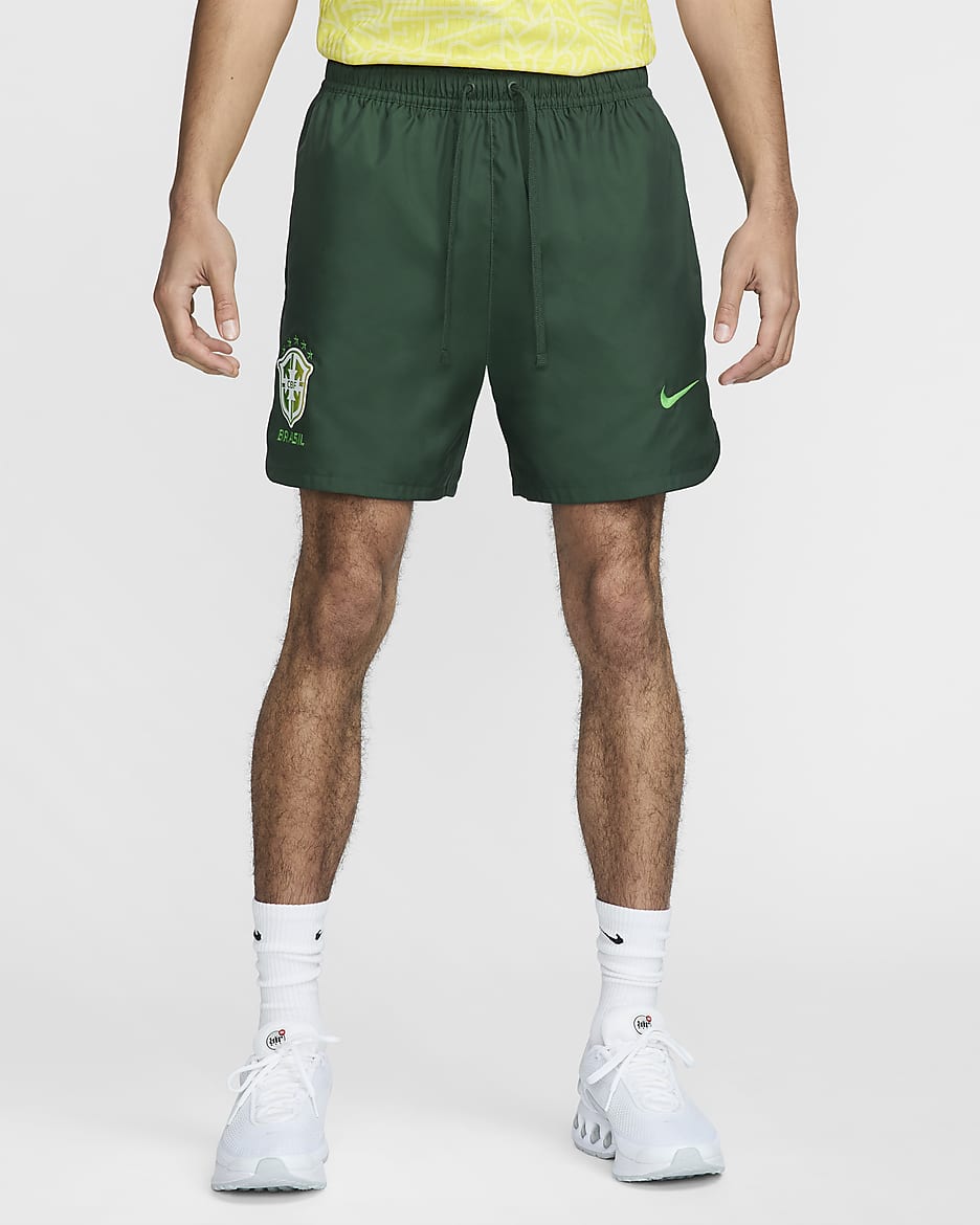 Brazil Sport Essential Flow Men s Nike Soccer Woven Lined Shorts